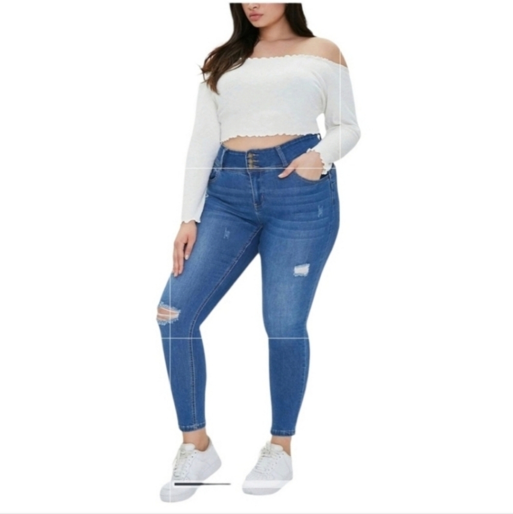 Forever 21 High Rise Skinny Jeans Sz 30